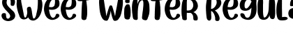 Sweet Winter Regular Font Sweet Winter Regular Font