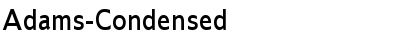 Adams-Condensed Normal Font