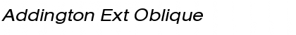 Addington Ext Oblique Font