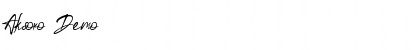 Aksoro Demo Font Aksoro Demo Font
