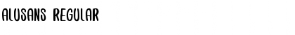 Download Alusans Font Download Alusans Font