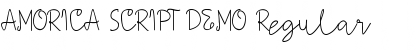 AMORICA SCRIPT DEMO Regular AMORICA SCRIPT DEMO Regular
