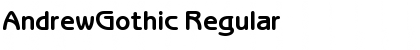 AndrewGothic Regular Font