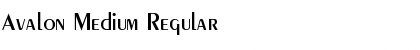 Download Avalon Medium Font
