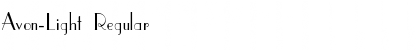 Download Avon-Light Font Download Avon-Light Font