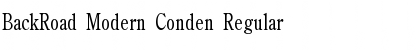 Download BackRoad Modern Conden Font Download BackRoad Modern Conden Font
