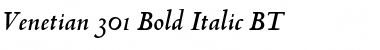 Venetian301 Bd BT Bold Italic