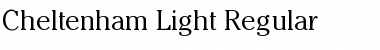 Cheltenham-Light Regular Font