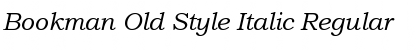 Download Bookman Old Style Italic Font