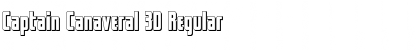 Captain Canaveral 3D Regular Font