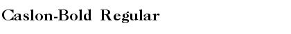 Download Caslon-Bold Font