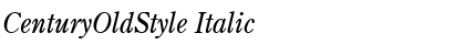 CenturyOldStyle Italic