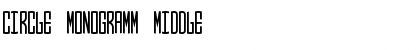 Circle Monogramm Font