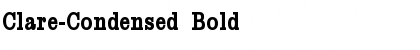 Clare-Condensed Bold Font