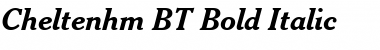 Cheltenhm BT Font