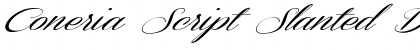 Coneria Script Slanted Demo Regular Font