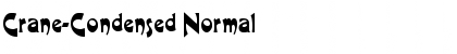 Crane-Condensed Normal Font