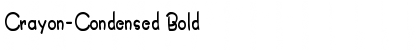 Crayon-Condensed Bold Font