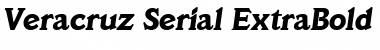 Veracruz-Serial-ExtraBold RegularItalic