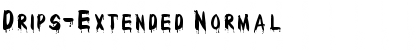 Drips-Extended Normal Font