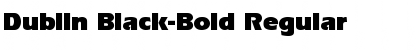Download Dublin Black-Bold Font