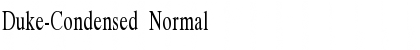 Duke-Condensed Normal Font