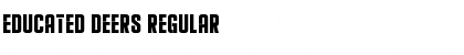 Download Educated Deers Font Download Educated Deers Font