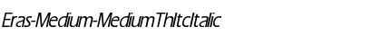 Eras-Medium-Medium Th Itc Italic Font