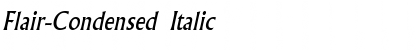 Flair-Condensed Italic