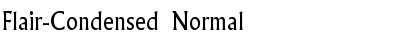Flair-Condensed Normal Font