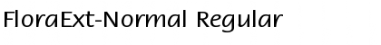 FloraExt-Normal Regular Font
