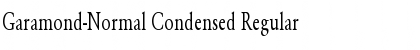 Garamond-Normal Condensed Font