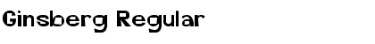 Ginsberg Regular Font