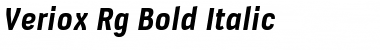 Veriox Bold Italic