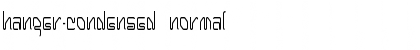 Hanger-Condensed Normal