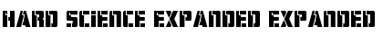 Hard Science Expanded Expanded Font