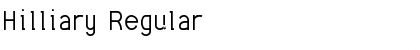 Hilliary Regular Font