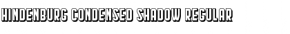 Hindenburg Condensed Shadow Regular