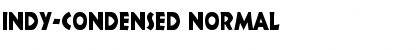 Indy-Condensed Normal Font
