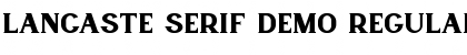Download Lancaste Serif Demo Font