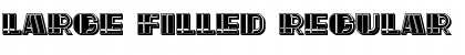 Download Large Filled Font