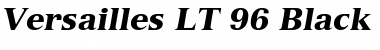 Versailles LT Black Italic Font