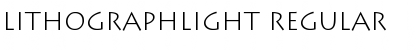 Download LithographLight Font