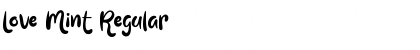 Download Love Mint Font