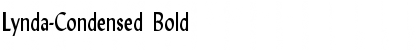Lynda-Condensed Bold Font