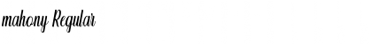 Download mahony Font