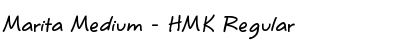 Marita Medium - HMK Regular Font