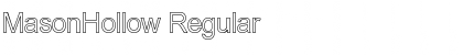 Download MasonHollow Font Download MasonHollow Font