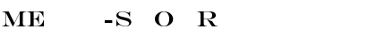 MEngravers-SizeOne Regular Font