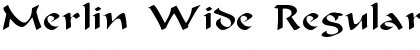 Download Merlin Wide Font Download Merlin Wide Font
